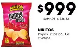 Diarco Nikitos papas fritas oferta