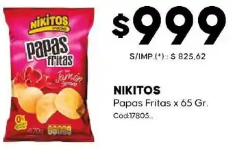 Diarco Nikitos papas fritas oferta