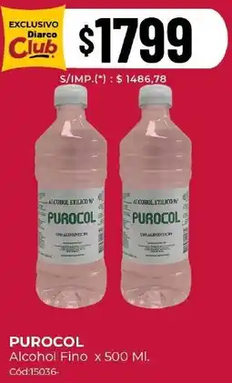 Diarco Purocol alcohol fino oferta