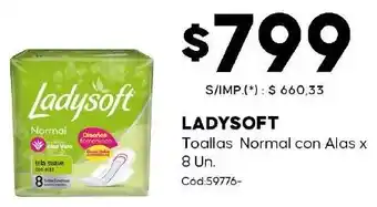 Diarco Ladysoft toallas normal con alas oferta