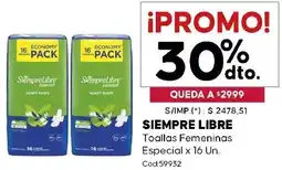 Diarco Siempre libre toallas femeninas especial oferta