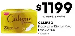 Diarco CALIPSO Protectores Diarios Cola Less oferta