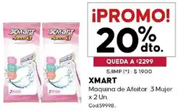 Diarco Xmart maquina de afeitar 3 mujer oferta