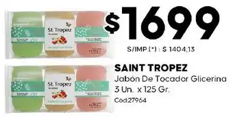 Diarco Saint tropez jabón de tocador glicerina oferta