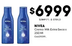 Diarco Nivea crema milk extra seca oferta