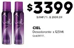 Diarco Ciel desodorante oferta