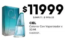 Diarco Ciel colonia con vaporizador oferta