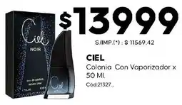 Diarco Ciel colonia con vaporizador oferta