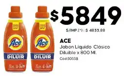 Diarco Ace jabon liquido clásico diluible oferta