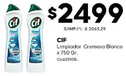 Diarco Cif limpiador cremoso blanco oferta