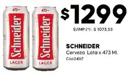 Diarco Schneider cerveza lata oferta