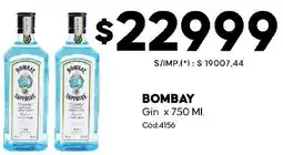 Diarco Bombay gin oferta
