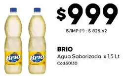 Diarco Brio agua saborizada oferta