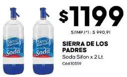 Diarco Sierra de los padres soda sifon oferta