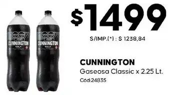 Diarco Cunnington gaseosa classic oferta