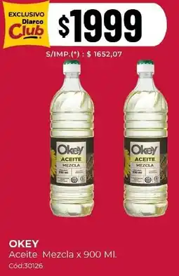 Diarco Okey aceite mezcla oferta