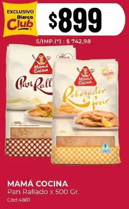 Diarco Mamá cocina pan rallado oferta