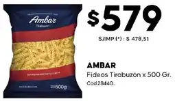 Diarco Ambar fideos tirabuzón oferta