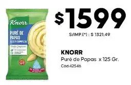 Diarco Knorr puré de papas oferta