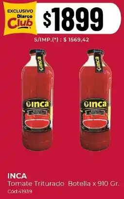 Diarco Inca tomate triturado botella oferta