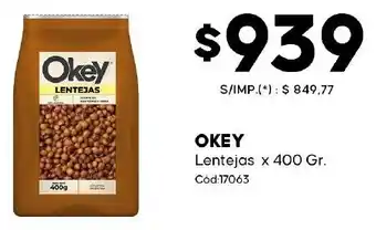 Diarco Okey lentejas oferta