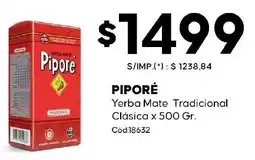 Diarco Piporé yerba mate tradicional clásica oferta
