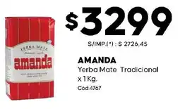Diarco Amanda yerba mate tradicional oferta