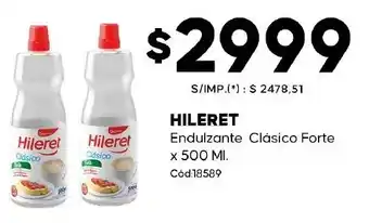 Diarco Hileret endulzante clásico forte oferta