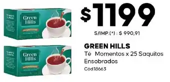 Diarco Green hills té momentos oferta