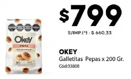 Diarco Okey galletitas pepas oferta