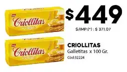 Diarco Criollitas galletitas oferta