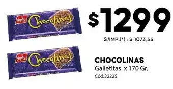 Diarco Chocolinas galletitas oferta
