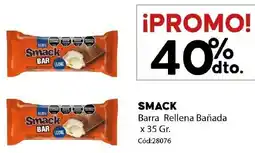 Diarco Smack barra rellena bañada oferta