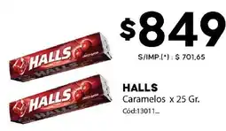 Diarco Halls caramelos oferta