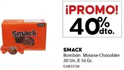 Diarco Smack bombón mousse chocolate oferta