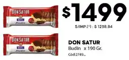 Diarco Don satur budín oferta
