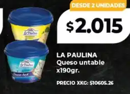 Supermayorista Vital La paulina queso untable oferta