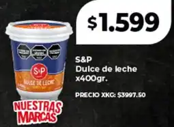 Supermayorista Vital S&p dulce de leche oferta
