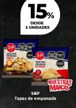 Supermayorista Vital S&p tapas de empanada oferta