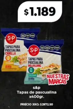 Supermayorista Vital S&p tapas de pascualina oferta