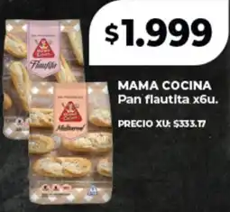 Supermayorista Vital Mama cocina pan flautita oferta