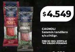 Supermayorista Vital Cagnoli salamín tandilero e/v. oferta