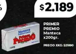 Supermayorista Vital Primer premio manteca oferta