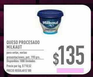 Supermercados Vea Queso Procesado Milkaut oferta