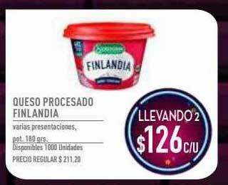 Supermercados Vea Queso Procesado Finlandia oferta