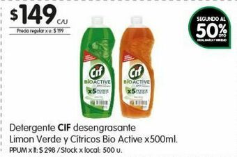 Jumbo Detergente cif desengrasante 500ml oferta