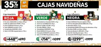 Jumbo Cajas navideñas oferta
