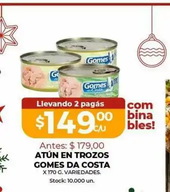 Atún En Trozos Gomes Da Costa