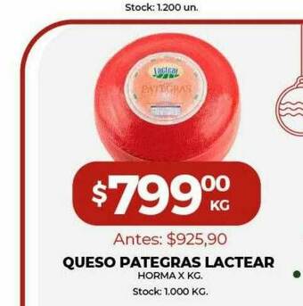 Super MAMI Queso Pategras Lactear oferta