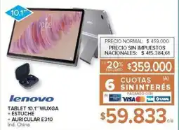 Carrefour Lenovo tablet 10.1" oferta